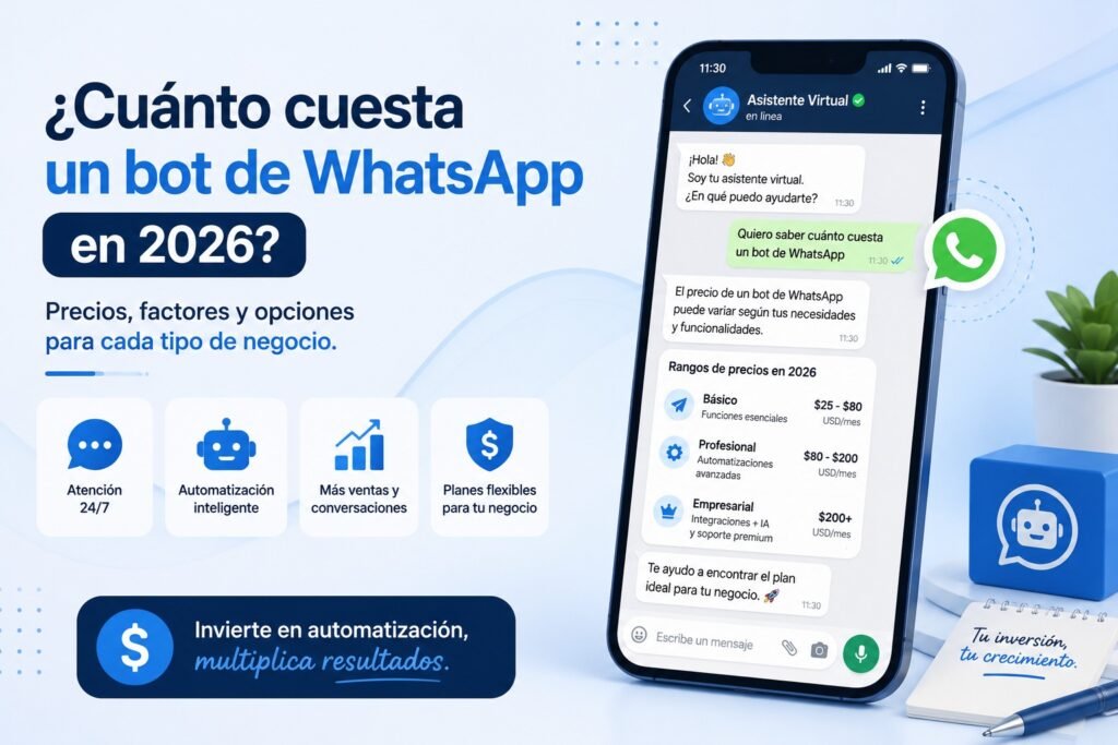 cuanto cuesta un bot de whatsapp